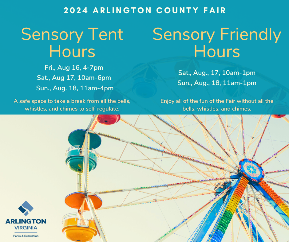Arlington County Fair Sensory Tent